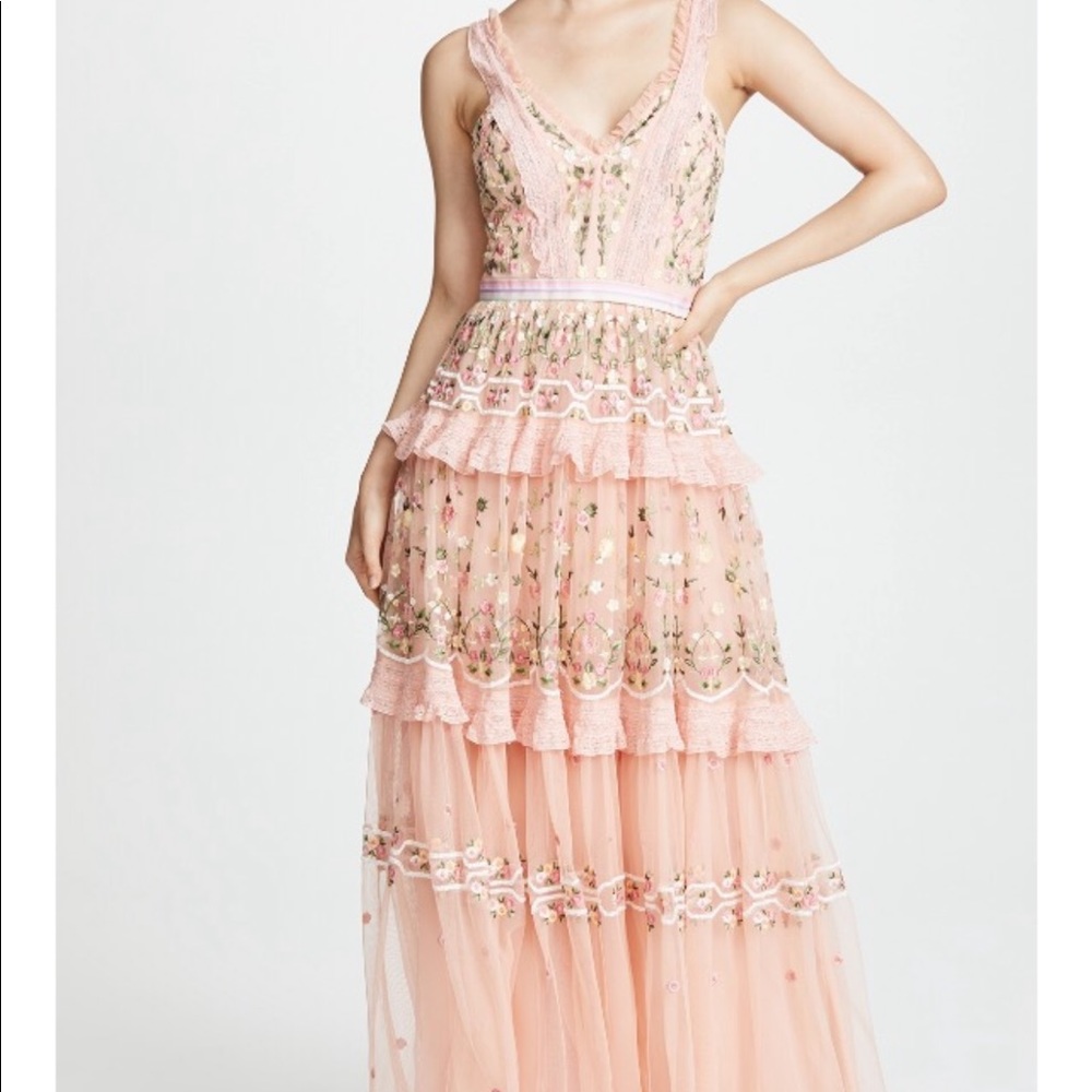 Needle & Thread floral gown